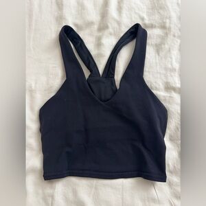 Alo Yoga Airbrush Real Bra Tank - Black, Size XS